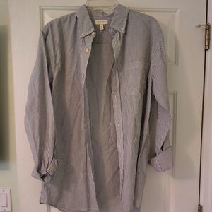 Men's Blue Striped Shirt